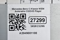 Mercedes-Benz C-Klasse W204  Autoradio CD/DVD Player A2049001108 Bild 5