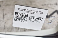Mercedes-Benz C-Klasse W204 Außen Seiten Spiegel links 650 Calcitweiß Bild 7