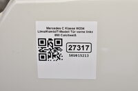 Mercedes C Klasse W204 Limo/Kombi/T-Modell Tür vorne links 650 Calcitweiß Bild 6