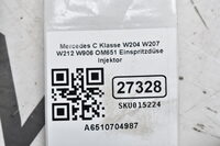 Mercedes C Klasse W204 W207 W212 X204 W906 200 CDI OM651 Einspritzdüse Injektor A6510704987 Bild 5