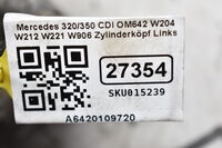 Mercedes 320/350 CDI OM642 W204 W212 W221 W906 Zylinderköpf Links A6420109720 Bild 11