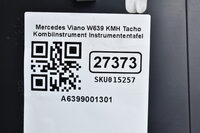 Mercedes-Benz Viano  W639  KMH&MPH Tacho Kombiinstrument Instrumententafel   A6399001301 Bild 5