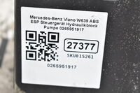 Mercedes-Benz Viano W639  ABS ESP Steuergerät Hydraulikblock Pumpe 0265951917 Bild 6