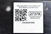 Mercedes-Benz Viano W639  Van Rück Brems Leuchte links A6398201664 Bild 6
