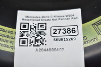 Mercedes-Benz C-Klasse W204  Reserverad Ersatz Not Pannen Rad A2044000402 Bild 9