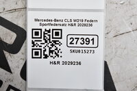 Mercedes-Benz CLS W219 Federn Sportfedersatz  H&R 2029236 Bild 6