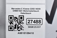Mercedes W205 OM651921 Motorkabelbaum Kabelbaum Motorgeflecht A6510109418 Bild 7