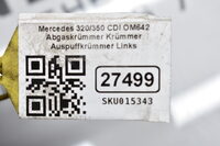 Mercedes 320/350 CDI OM642 Abgaskrümmer Krümmer Auspuffkrümmer Links A6421400309 Bild 5