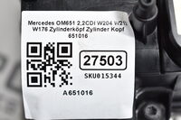Mercedes OM651 2,2CDI W204 W212 W176 Zylinderköpf Zylinder Kopf 651016 Bild 8