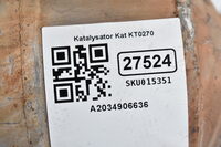 Katalysator Kat KT0270 A2034906636 Bild 4