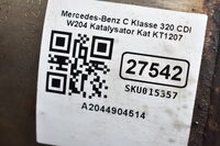 Mercedes-Benz C Klasse 320 CDI W204  Katalysator Kat KT1207 A2044904514 Bild 4