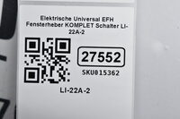 Elektrische Universal EFH Fensterheber KOMPLET Schalter LI-22A-2 Bild 7