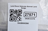 Land Rover Defender Bonnet Land Badge DAB500290 Bild 3
