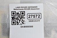 LAND ROVER DEFENDER Motorhaube ROVER Abzeichen DAB500300 Bild 3