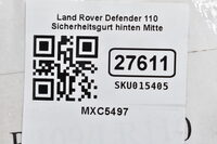 Land Rover Defender 110 Sicherheitsgurt hinten Mitte MXC5497 Bild 5