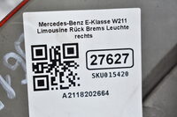 Mercedes-Benz E-Klasse W211  Limousine Rück Brems Leuchte rechts A2118202664 Bild 4