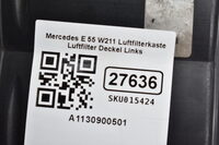 Mercedes E 55 W211  Luftfilterkaste Luftfilter Deckel Links A1130900501 Bild 5