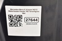 Mercedes-Benz E Klasse W212 Motorhaube Haube 755 Tenoritgrau Met Bild 6