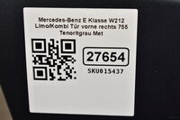 Mercedes-Benz E Klasse W212 Limo/Kombi Tür vorne rechts 755 Tenoritgrau Met Bild 5