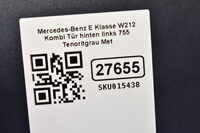 Mercedes-Benz E Klasse W212 Kombi Tür hinten links 755 Tenoritgrau Met Bild 6