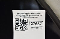 Mercedes-Benz E Klasse W211 Limo/Kombi Tür vorne rechts 197 Obsidianschwarz met. Bild 6