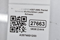 Mercedes E Klasse W212 W207 AMG Packet Lenkrad Multifunktion Leder Schwarz A2074601203 Bild 8