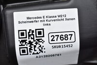 Mercedes E Klasse W212 Scheinwerfer mit Kurvenlicht Xenon links A2128205761 Bild 7