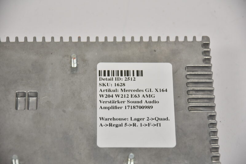 Mercedes GL X164 W204 W212 E63 AMG Verstärker Sound Audio Amplifier 1718700989 Bild 4