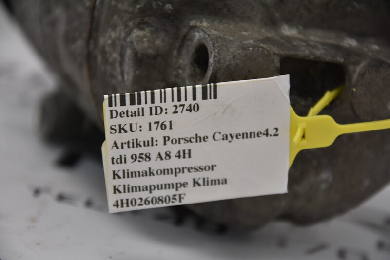VW Touareg 2,5 TDI Klimakompressor Pumpe Klima 7H0820505F Bild 7