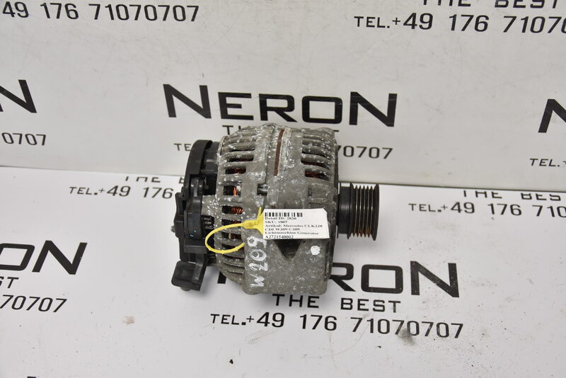 Mercedes CLK C E CLS SLK 350 280 W211 W209 W219 R171 Lichtmaschine A2721540002 Bild 6