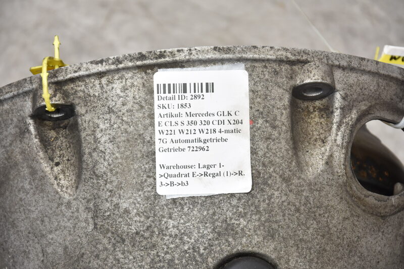 Mercedes 350/320 CDI X204 W221 W212 W218 4-matic Automatikgetriebe Getriebe Bild 4