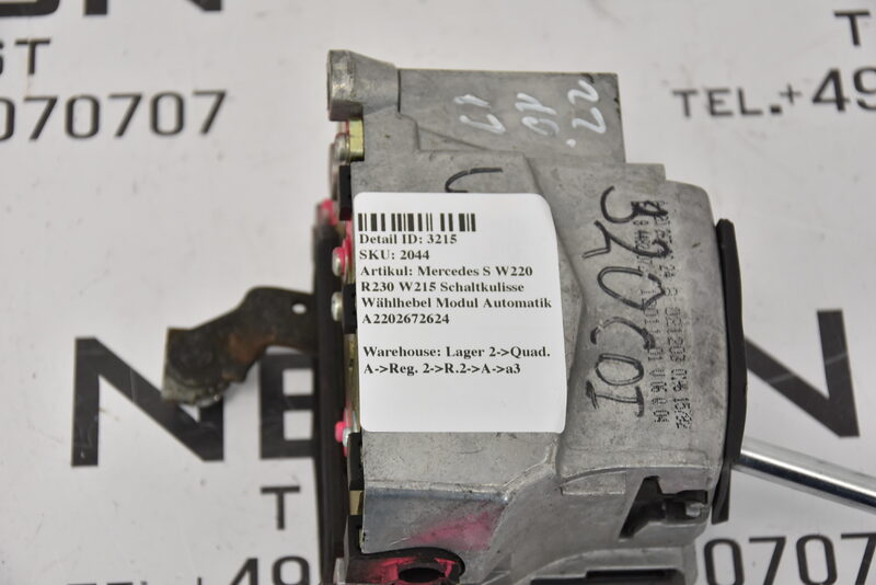 Mercedes S W220 R230 W215  Schaltkulisse Wählhebel Modul Automatik A2202672624 Bild 5