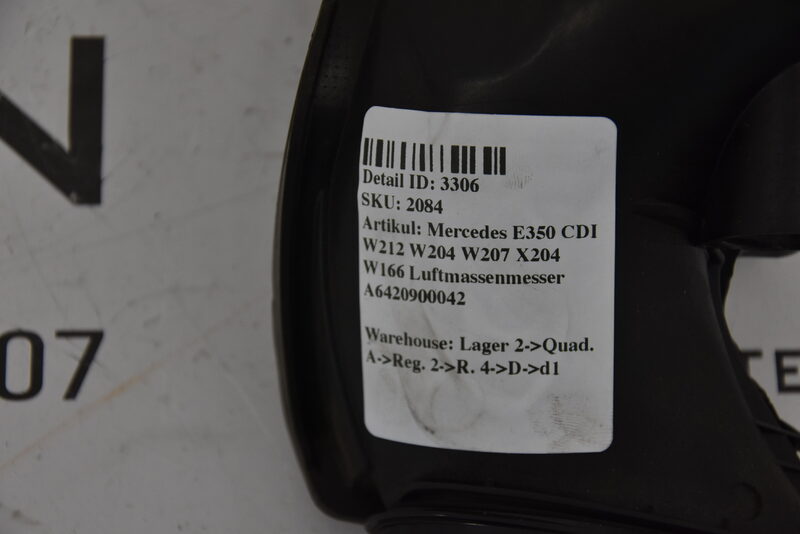 Mercedes E350 CDI W212 W204 W207 X204 W166 Luftmassenmesser A6420900042 Bild 5