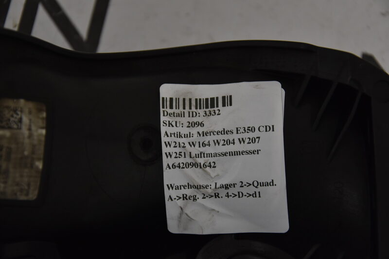 Mercedes E350 CDI W212 W164 W204 W207 W251 Luftmassenmesser A6420901642 Bild 6