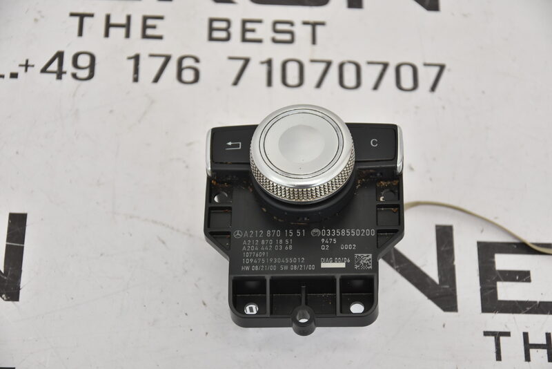 Mercedes E Klasse W212 Drehschalter Bedienfeld Navi Controller A2128701551