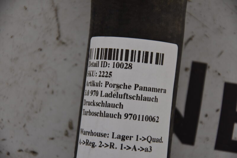 Porsche Panamera 3.0 970 Ladeluftschlauch Druckschlauch Turboschlauch 970110062 Bild 6