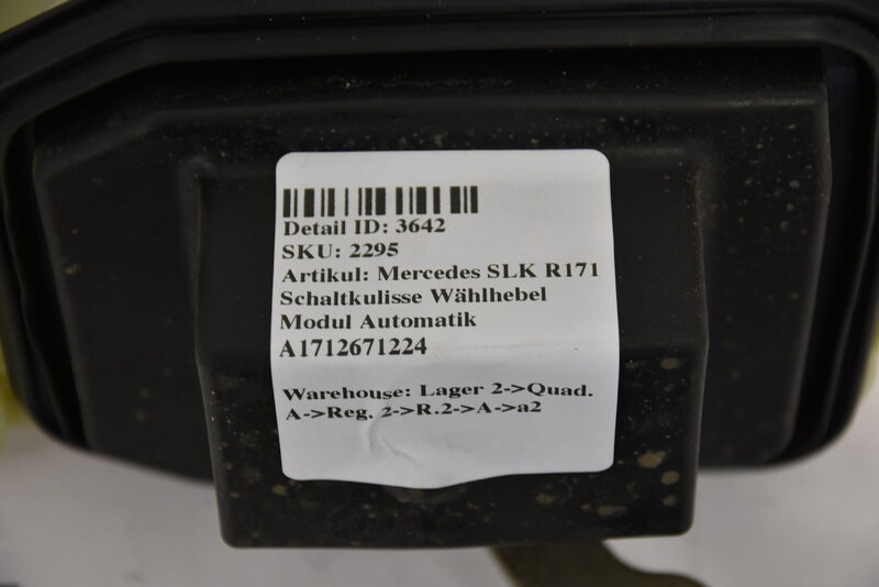 Mercedes SLK R171  Schaltkulisse Wählhebel Modul Automatik  A1712671224 Bild 5
