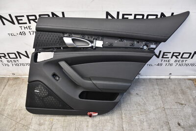 Porsche Panamera 970 Türverkleidung Türpappe Verkleidung Schwarz Hinten Rechts