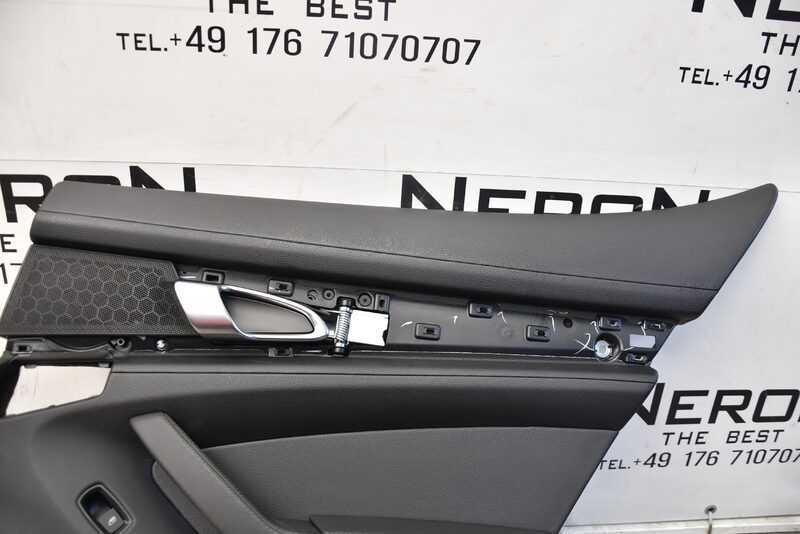 Porsche Panamera 970 Türverkleidung Türpappe Verkleidung Schwarz Hinten Rechts Bild 2