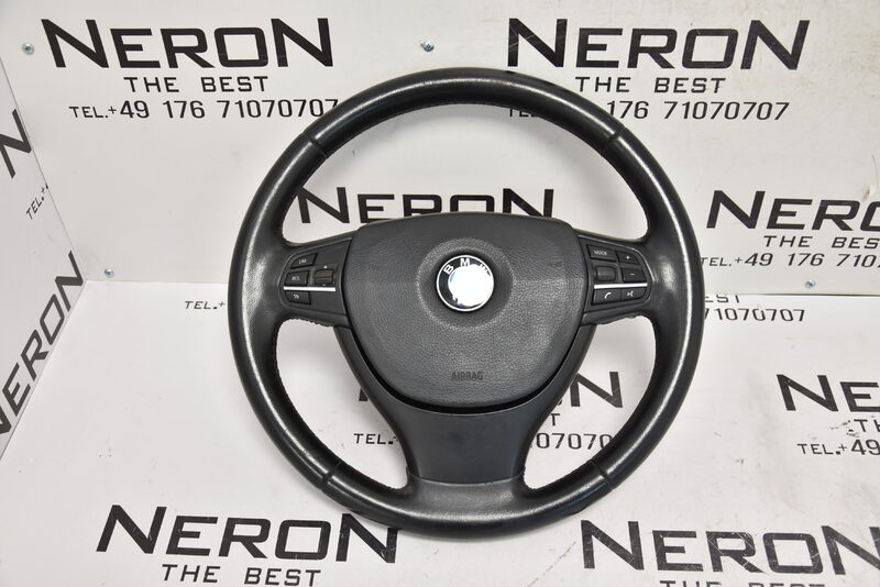 BMW 5er F10 F01 F02 F11 F18 Lenkrad Leder Multifunktion Schwarz 9229480