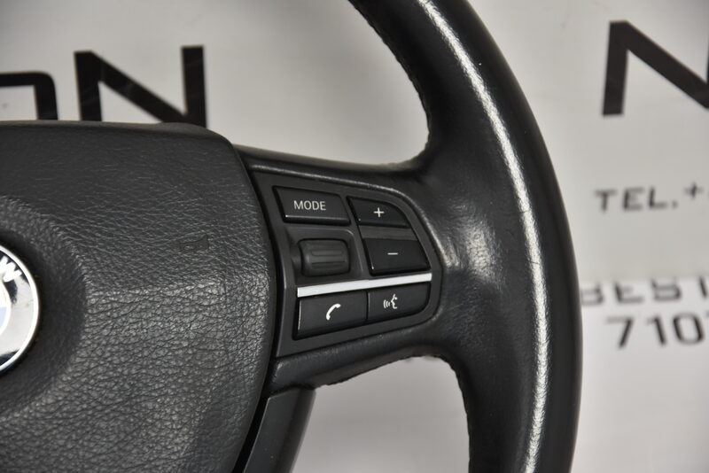 BMW 5er F10 F01 F02 F11 F18 Lenkrad Leder Multifunktion Schwarz 9229480 Bild 3