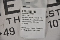 BMW 5er F10 F01 F02 F11 F18 Lenkrad Leder Multifunktion Schwarz 9229480 Bild 10