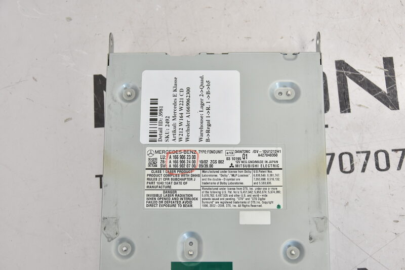 Mercedes E Klasse W212 W164 W221 CD Wechsler A1669062300 Bild 3