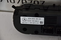Mercedes C Klasse W204 Mopf Klima bedienteil Bedienfeld Regelung  A2049003803 Bild 4