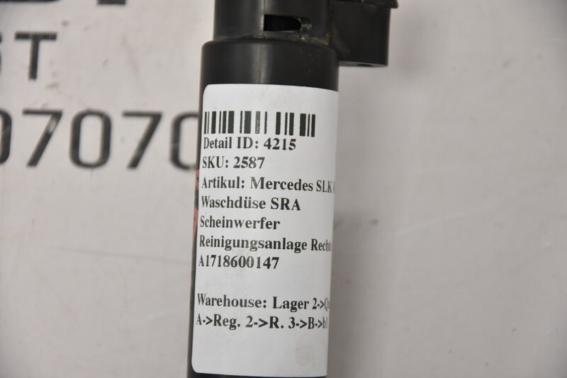 Mercedes SLK R171 Waschdüse SRA Scheinwerfer Reinigungsanlage Rechts A1718600147 Bild 2