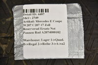 Mercedes E Coupe W207 C207 17 Zoll Reserverad Ersatz Not Pannen Rad A2074000102 Bild 4