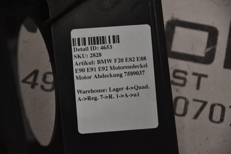 BMW F20 E82 E88 E90 E91 E92  Motorendeckel Motor Abdeckung 7589037 Bild 4