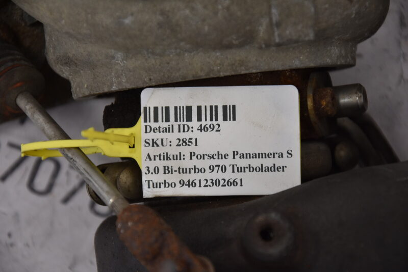 Porsche Panamera S 3.0 Bi-turbo 970 Turbolader Turbo 94612302661 Bild 7