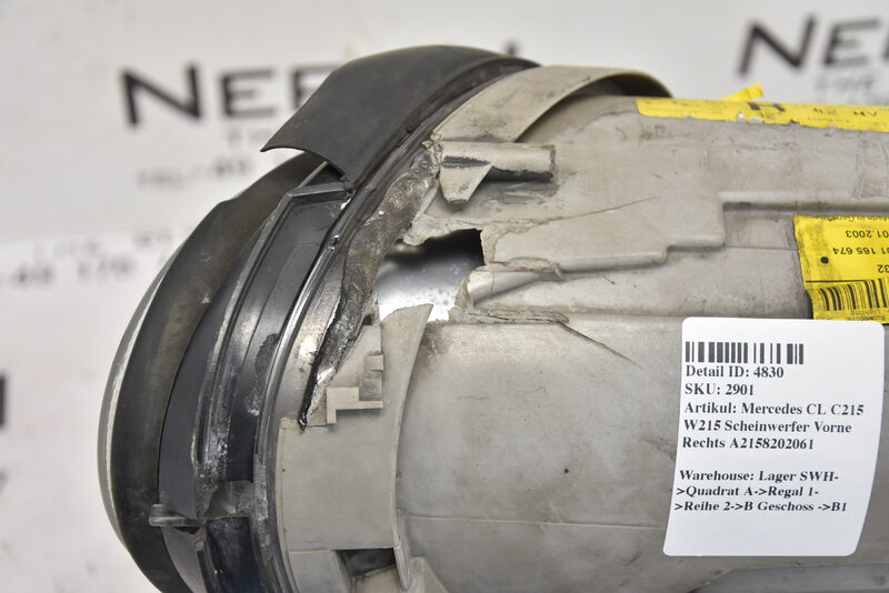Mercedes CL C215 W215 Scheinwerfer Vorne Rechts A2158202061 Bild 5
