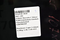 Mercedes C Klasse W204 Schiebedach Glasdach Glasschiebedach A2047801529 Bild 5